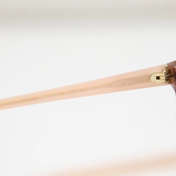 Prada Women's SPR01O 55 17 UE0-0A6 Spotted Brown Pink/Brown Graidient Sunglasses - Picture 10 of 16